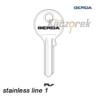 Gerda 063 - klucz surowy - STAINLESS LINE nr 1